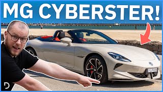 New MG Cyberster Sportscar Has A BIG TWIST  Drivecomau [upl. by Sunderland]