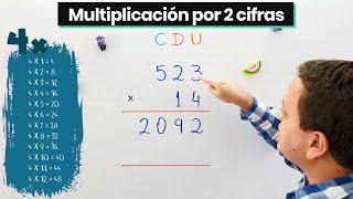 Cómo multiplicar por 2 cifras [upl. by Nama]