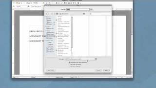 How to Convert a file into Microsoft Word format using Open Office or Microsoft Works [upl. by Echo]