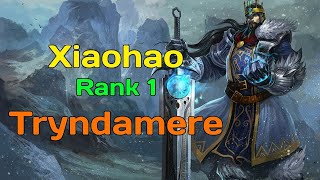 RANK 1 TRYNDAMERE  XIAOHAO TRYNDAMERE VS MORDEKAISER  XIAOHAO STREAM [upl. by Tarrant132]