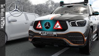 10 Future Safety Systems by MercedesBenz – ESF 2019 [upl. by Aihsram538]