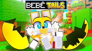 NASCI COMO BEBE TAILS no MINECRAFT [upl. by Rehc]