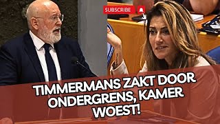 Timmermans zakt door ONDERGRENS door 11jarige asielzoeker te gebruiken om kabinet te BASHEN [upl. by Atiluap]