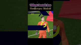 Thibaut Courtois Save Goalkeeper Real Madrid shortvideo [upl. by Hazmah]