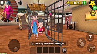 Scary Teacher 3D New Secret Chapter Update Prank Miss T All Day Android Game [upl. by Ecneitap534]