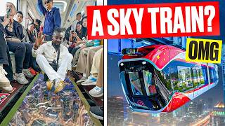 CHINAS NEW DRIVERLESS SKYTRAIN GOT EVERYONE TALKING hifoxvlogs [upl. by Brandt]