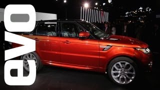 2014 Range Rover Sport New York auto show review  evo DIARIES [upl. by Hesler]