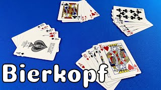 How to Play Bierkopf  a German trick taking card game  Octoberfest Games [upl. by Ardnala]