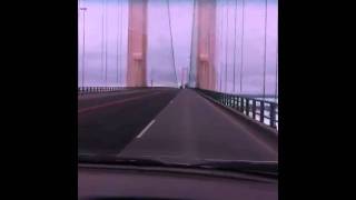 High winds on Mackinac bridge [upl. by Sochor868]