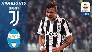 Juventus 41 Spal  Dybala and Cuadrado Score in Big Victory  Serie A TIM 201718 [upl. by Idner]