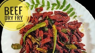 ബീഫ് ഡ്രൈ ഫ്രൈ  Beef Dry Fry  Kerala Style Recipe  BDF Restaurant Style [upl. by Trini]