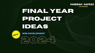 Easy final year project ideas web development 2024  top coding projects [upl. by Eivol]