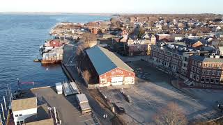 Newburyport Water Front drone during the great quarantine 2020 [upl. by Millar23]