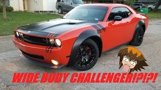 I Wide Bodied My Challenger RT  AVS Fender Flares [upl. by Kinelski]