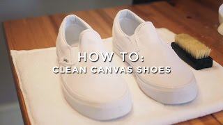 How To Clean Canvas Shoes [upl. by Evangelist958]