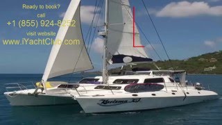 Best BVI Crewed Yacht Charters  Catamaran Karizma Tour [upl. by Urbannal]