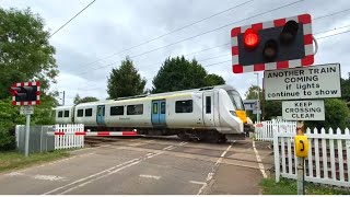 Hauxton Level Crossing Cambridgeshire [upl. by Terrab148]