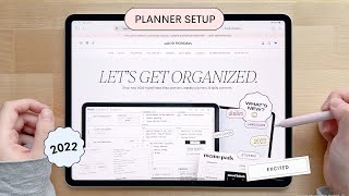 2022 Minimalist Digital Planner Setup amp Tutorial  GoodNotes 5 📝 [upl. by Soneson107]