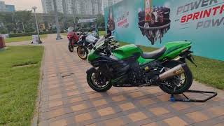 Kawasaki ZX14R The Hayabusa Killer  Rarest SuperBike🔥  superbike meetup [upl. by Eannaj]