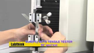 ASTM D3330 90 Degree Peel Test  Labthink [upl. by Nnyroc212]