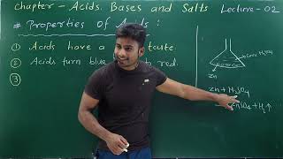 Acids Bases And Salts  Lecture  02  Chemistry  Class 10th CBSE [upl. by Yrreiht]