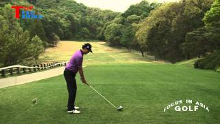 포커스인아시아 KPGA 이현우LEE HYEON WOO GOLF SWING 2011 [upl. by Nadabas]