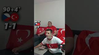 904TE GELEN GOL 🔥 Çekya  Türkiye  euro2024withshorts [upl. by Borlase]