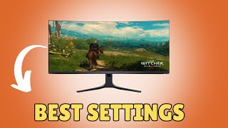 Alienware AW3423dwf Best Settings [upl. by Enitsud]