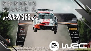 EA Sports WRC Moments Season 6  Wolfpack Strikes Again NO COMMENTARY [upl. by Einomrah]