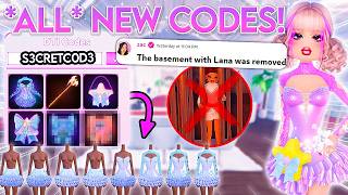 ALL NEW CODES amp things you MISSED in the SMALL UPDATE  Dress To Impress Roblox [upl. by Aerdnahs]