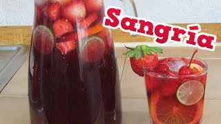 Deliciosa Sangria Hecha en Casa  Una Bebida Dulce y Refrescante [upl. by Nimar]