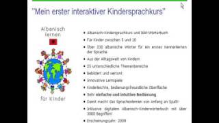 AlbanischlernenKindersprachkurse24de  supereinfach albanisch lernen [upl. by Enila]