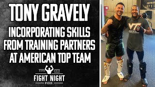 Tony Gravely Incorporating Skills from Training Partners at American Top Team [upl. by Lupee]