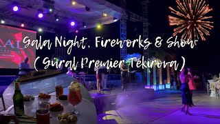 Gala Night  Fireworks  show  Güral Premier Tekirova Turkey [upl. by Eugenius526]