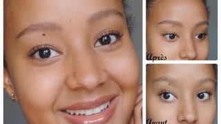 ♡Routine sourcils pour débutante  épilation et remplissage♡ [upl. by Putnam]