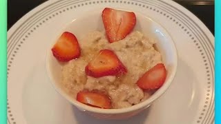 HoneyStrawberryOatmeal❤️Oatmeal RecipesBreakfast RecipesDiet Breakfast RecipesWeightLoss Recipes [upl. by Solram]