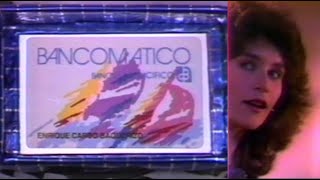 Comercial TARJETA BANCOMÁTICO DEL BANCO DEL PACÍFICO  80s1990  Comerciales antiguos Ecuador [upl. by Anival50]