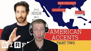 Accent Expert Gives a Tour of US Accent Part 2 Wired  British Guy Reacts [upl. by Haidadej]