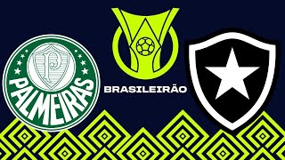 PALMEIRAS x BOTAFOGO  BRASILEIRÃO 2024 [upl. by Remos626]