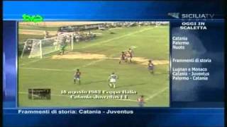 CataniaJuventus 11 Coppa Italia 1982 [upl. by Yenohtna]