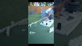 golf⛳ putting tricks 5 rock hazard setup tricks [upl. by Harv737]