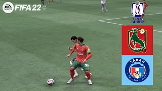 FIFA 22 LIGA SUPER MALAYSIA  Kelantan United vs Sabah Full Match Malaysia [upl. by Annoif]