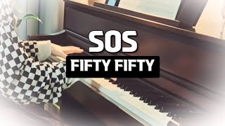 FIFTY FIFTY 피프티피프티  SOS Piano Cover [upl. by Aidam]