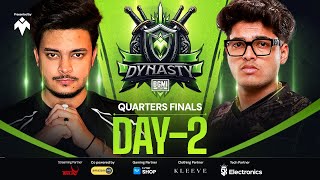 1M DYNASTY  Quarter Finals D2  BGMI  Ft Godlike Gujarat Tigers Team Medal etc [upl. by Jochbed409]