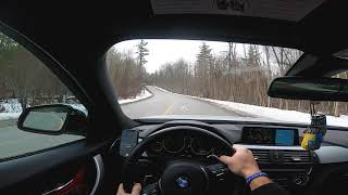 2016 BMW 340i MPPSK  Morning Cruise POV [upl. by Robinetta184]