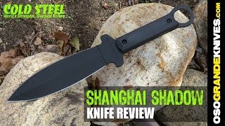 Cold Steel Shanghai Shadow Dagger Knife Review  OsoGrandeKnives [upl. by Dimmick]