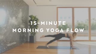 15Minute Energizing Morning Flow with Caley Alyssa [upl. by Grania]