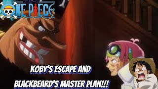 Blackbeards Master Plan Revealed Kobys Escape from Pirate Island  OP Ep1113 Reaction [upl. by Fanestil765]