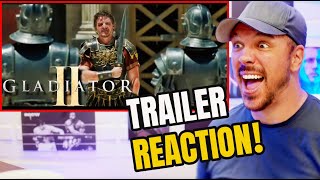 GLADIATOR 2 Trailer REACTION [upl. by Anrahc8]