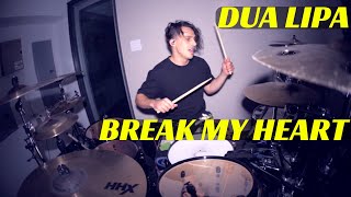 Dua Lipa  Break My Heart  Matt McGuire Drum Cover [upl. by Ahsenat]